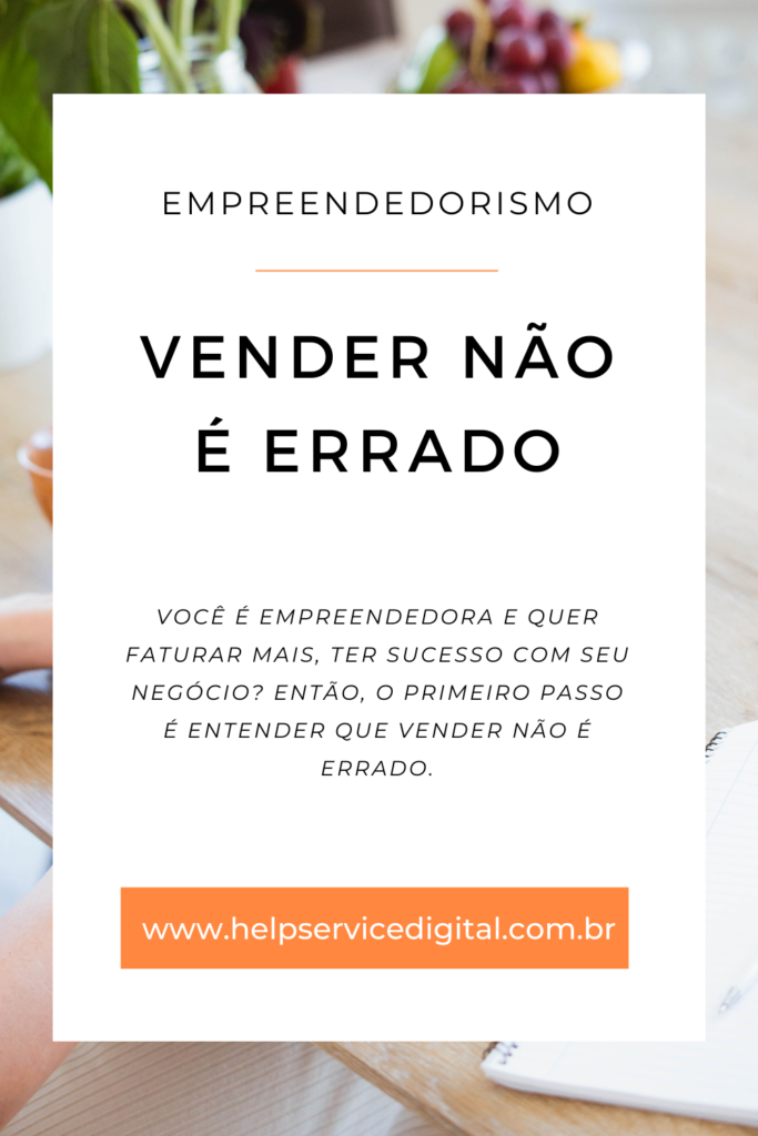 vender não é errado