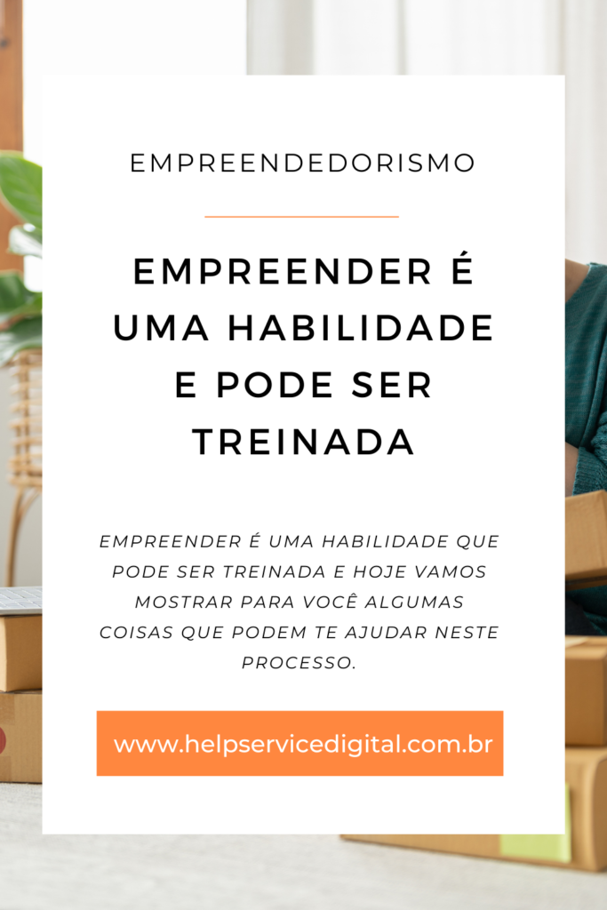 empreender é uma habilidade