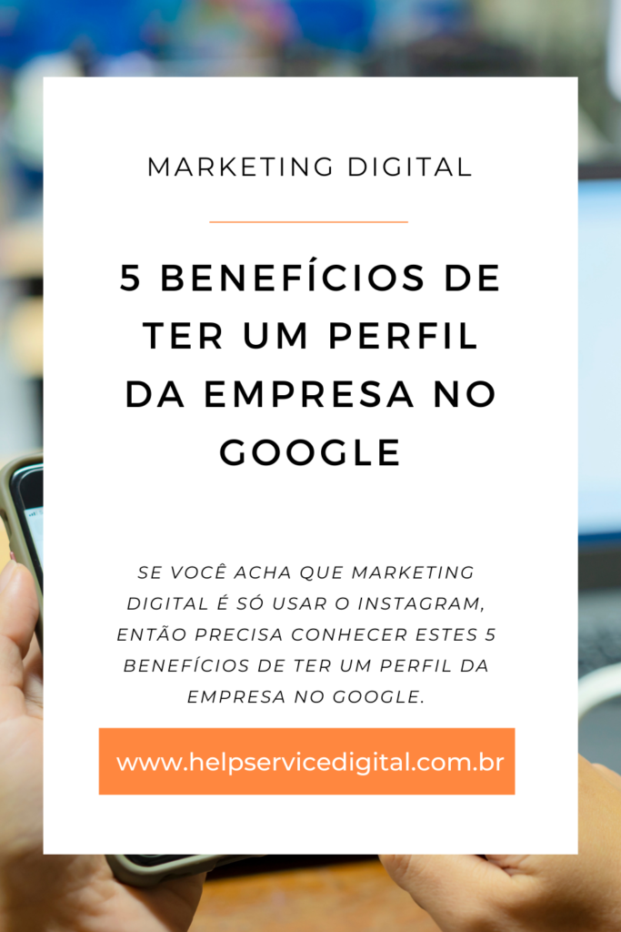 perfil da empresa no google