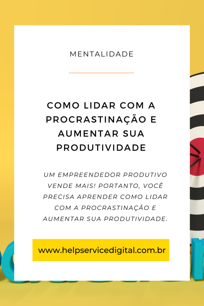 procrastinação produtividade